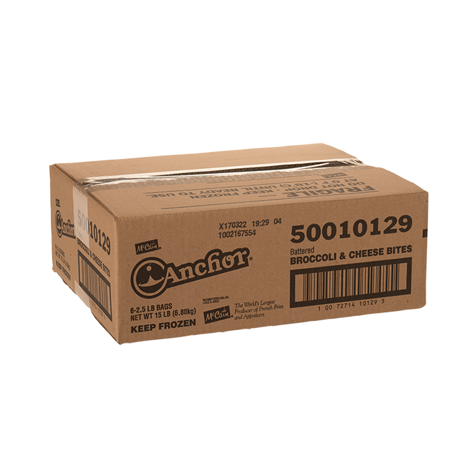 Anchor® Battered Broccoli & Cheese Bites 6... McCain Foods