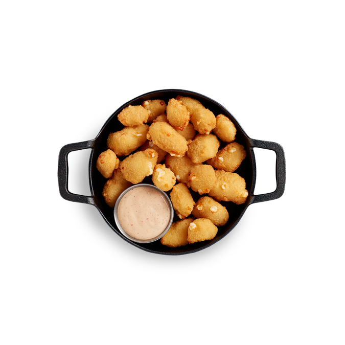 Anchor® Breaded Natural White Cheddar Cheese Nuggets 6X3 LB McCain