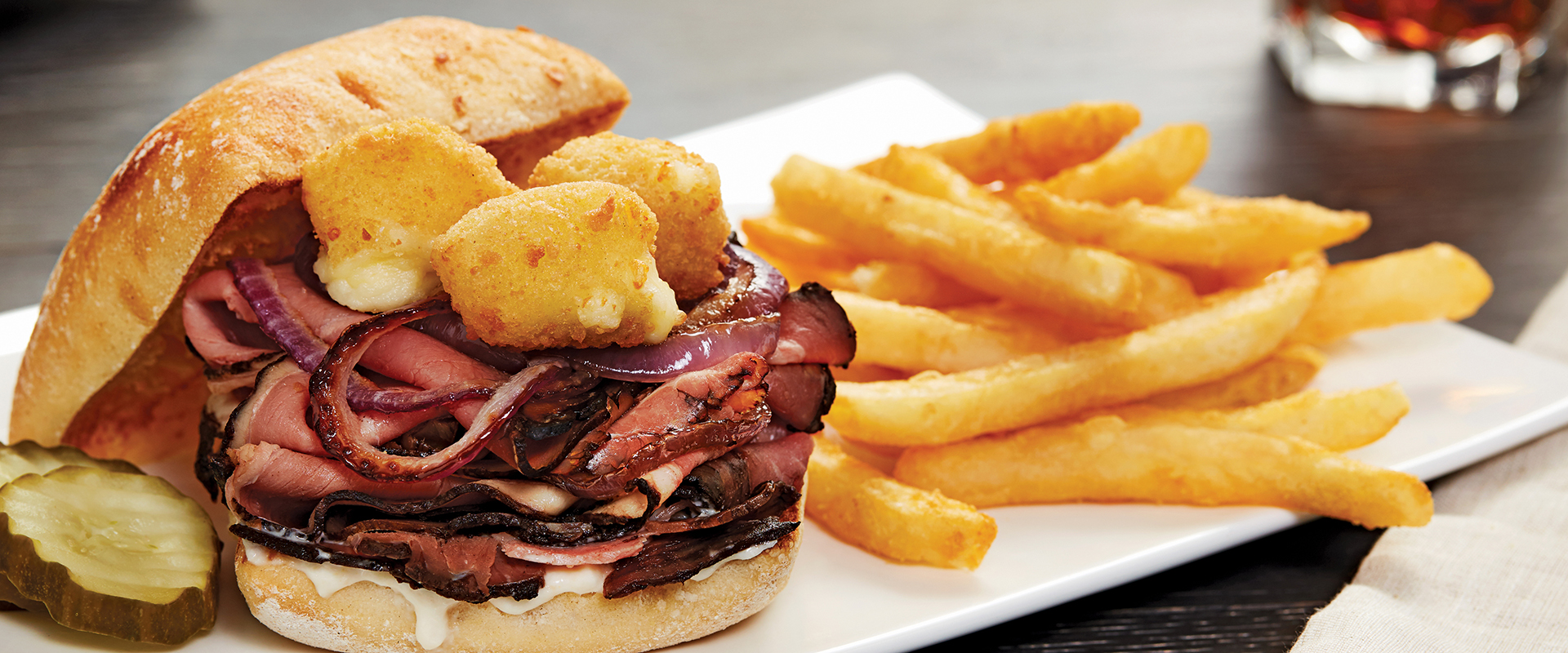 Roast Beef Ciabatta Sandwich McCain® Foodservice