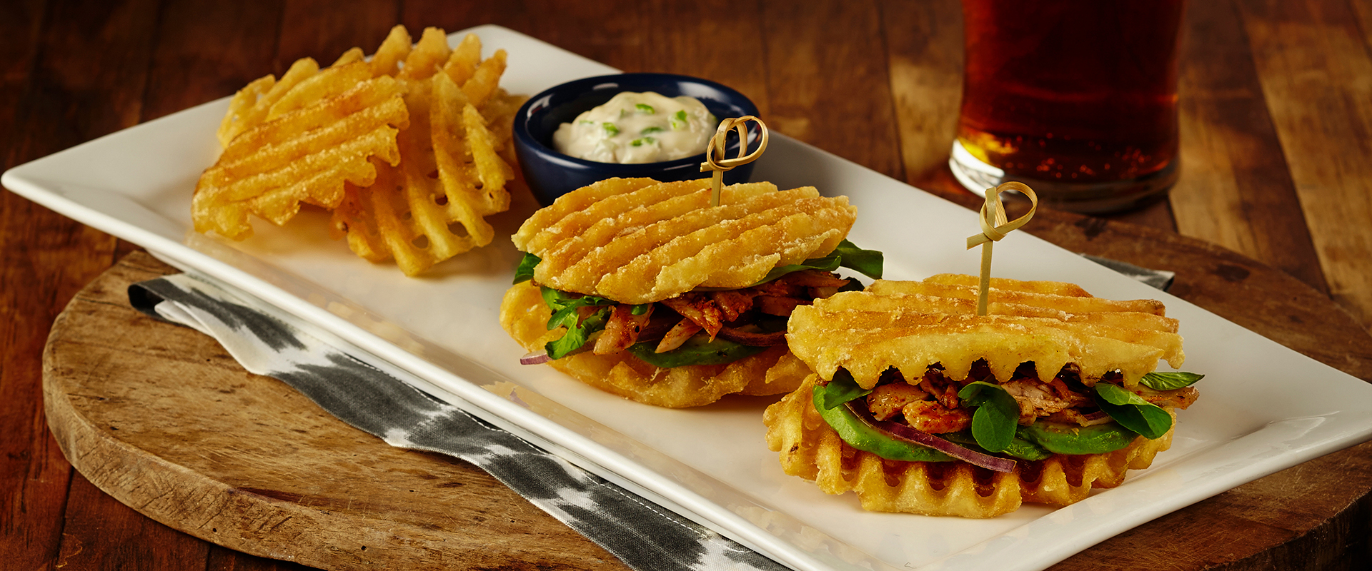 Grilled Chicken and Waffles McCain® Foodservice