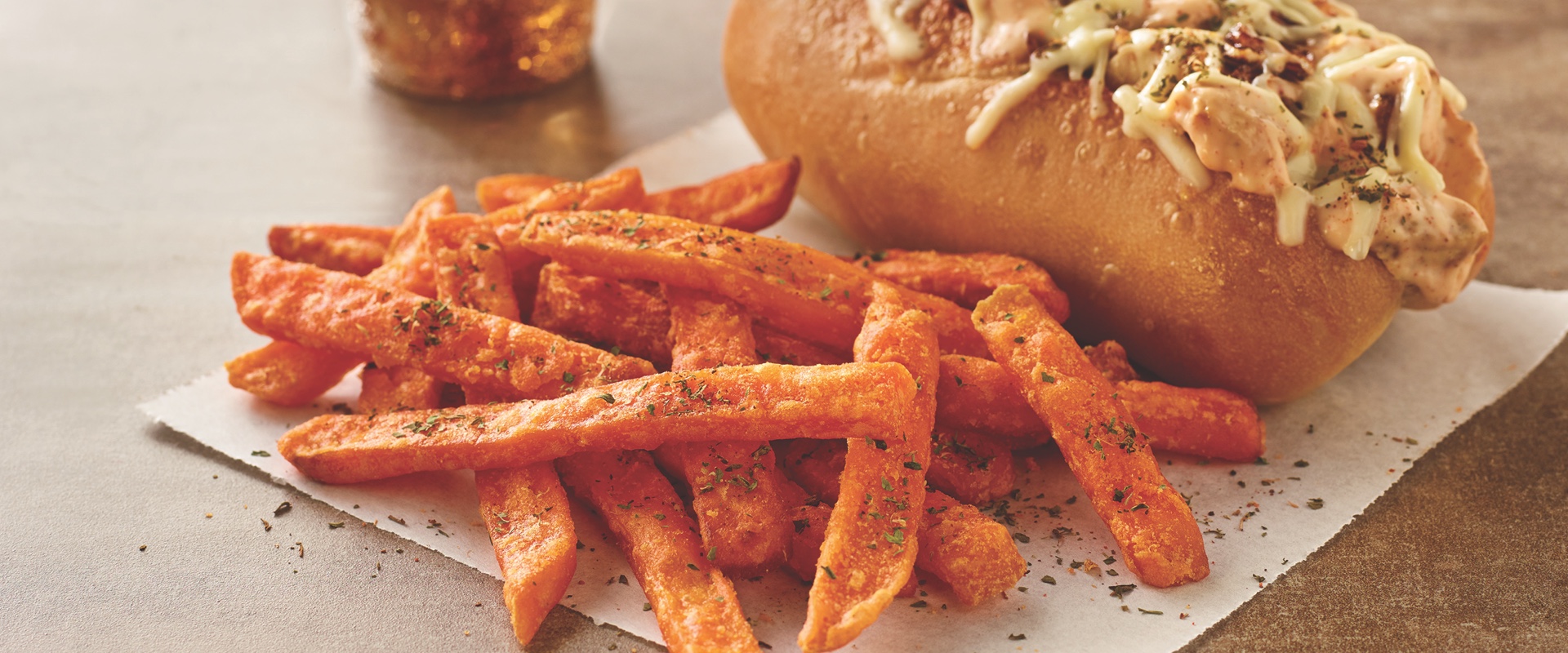 White BBQ Chicken Grinder with Swe... McCain® Foodservice